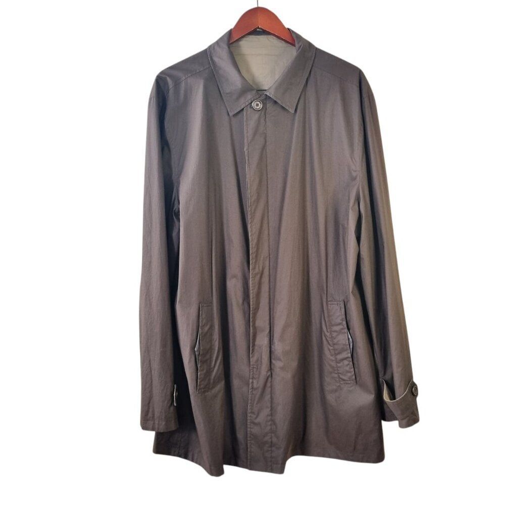 Ermenegildo Zegna Men's Beige/Grey Lightweight Jacket -(double-faced) - Picture 4 of 15